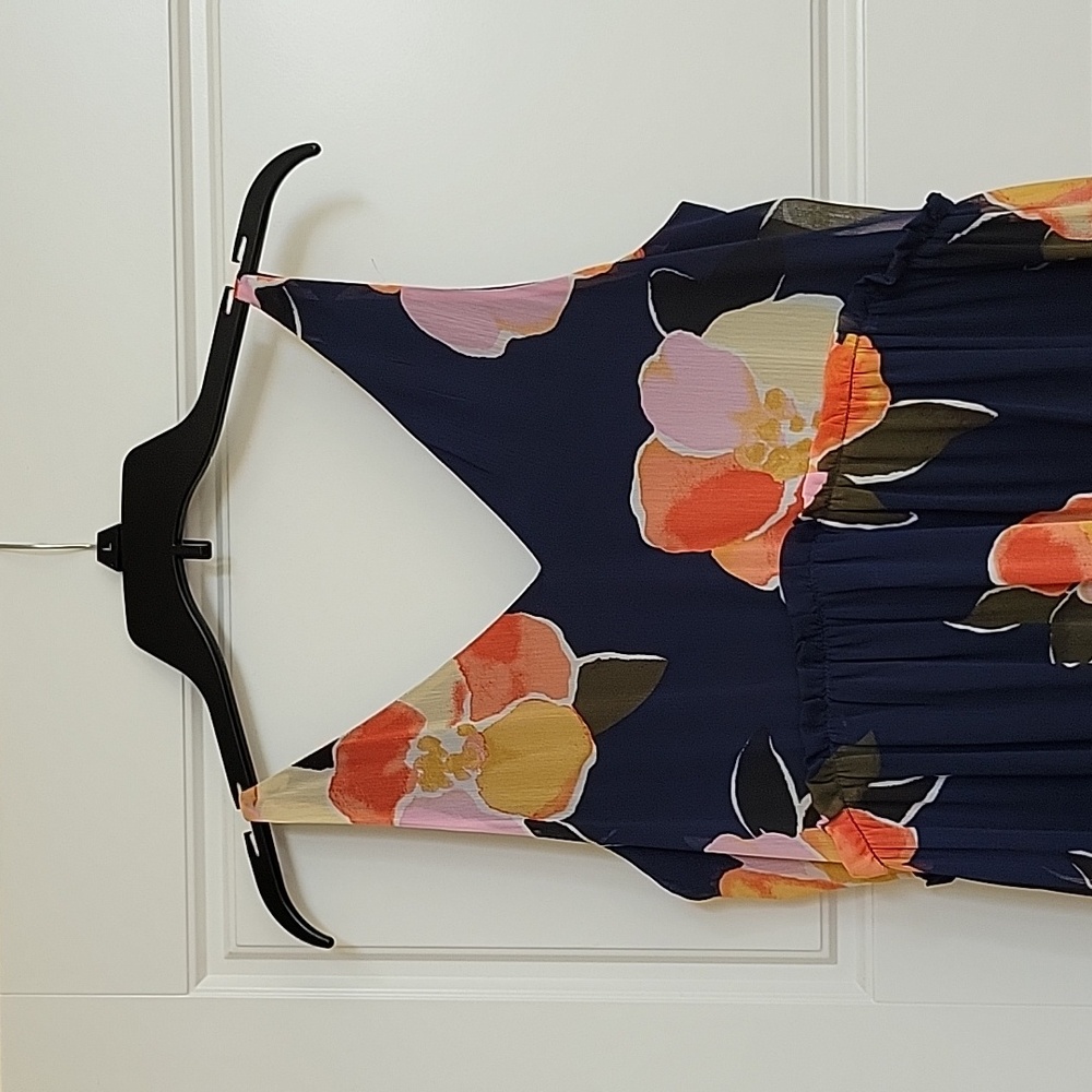 Maurices Sundress, size M - Navy With Orange, Pink, Taupe, and Olive Flowers - Picture 3 of 6